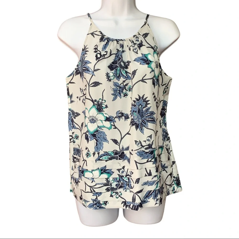 SzXS Loft Floral Print Sleeveless Top - Picture 2 of 7